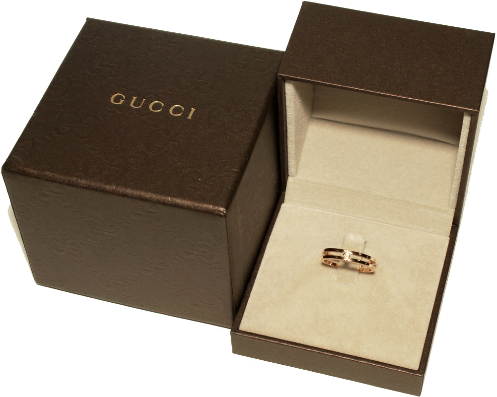 Luxury Gucci Trending 2025 K18PG Infinity Ring