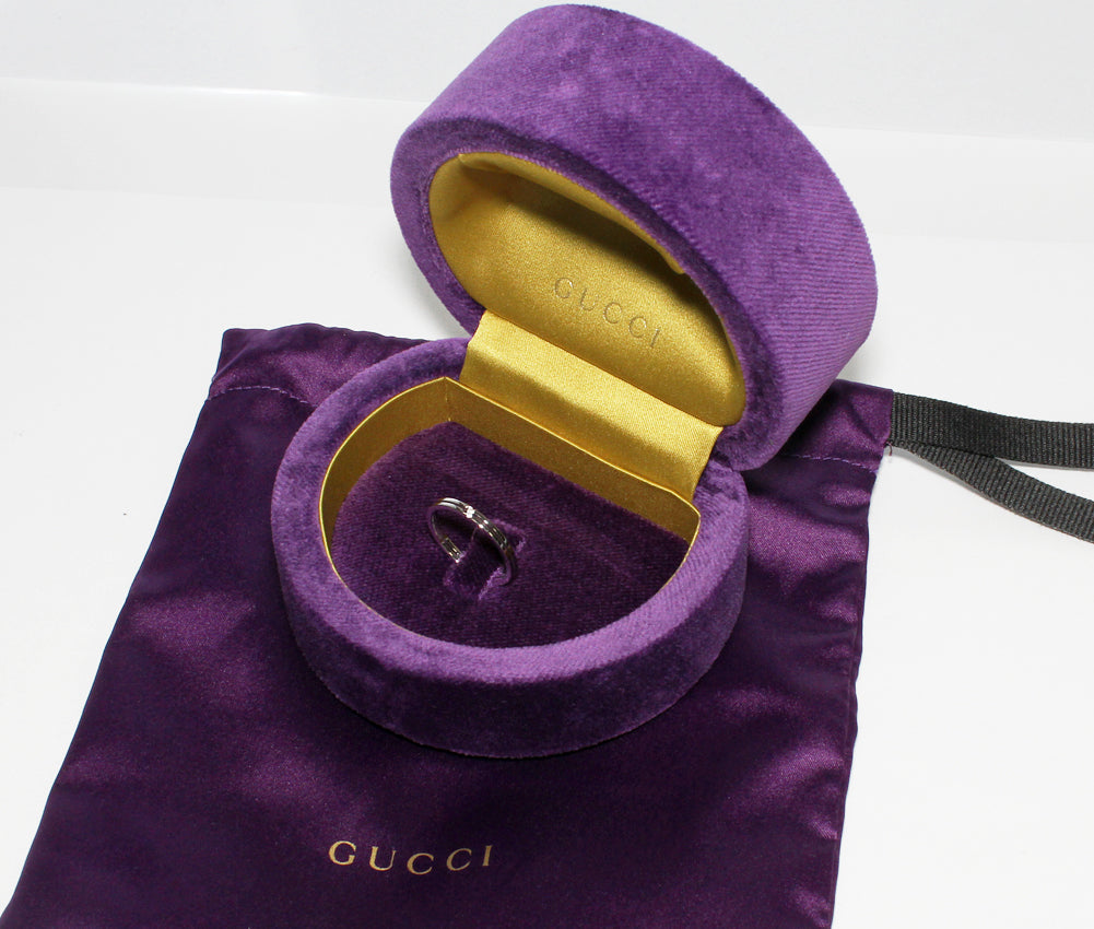 Luxury Gucci Trending 2025 K18WG Infinity Ring #16 (15.5)
