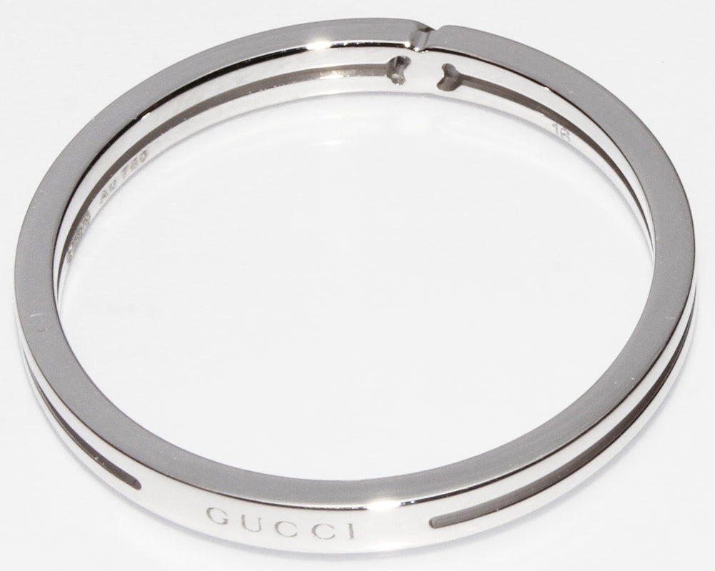 Luxury Gucci Trending 2025 K18WG Infinity Ring #16 (15.5)