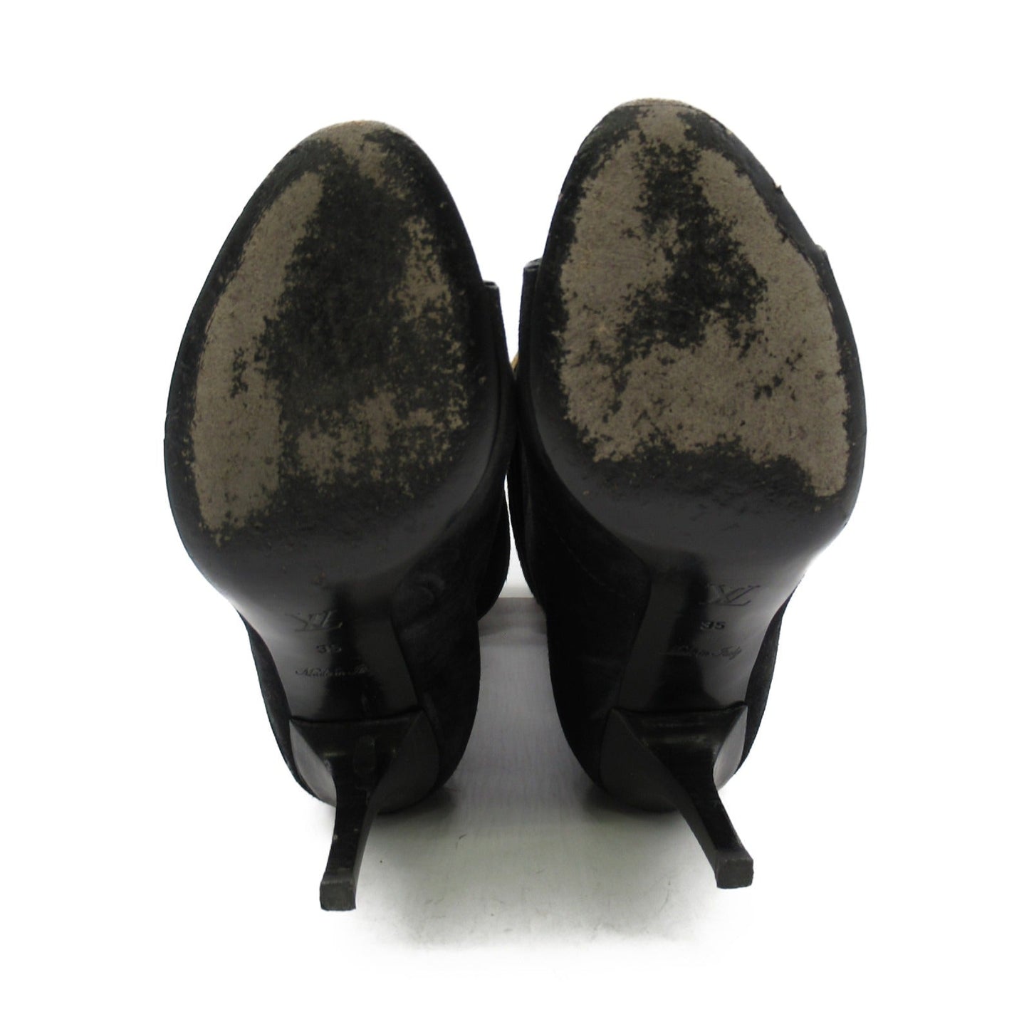 Louis Vuitton Suede Boots Black New