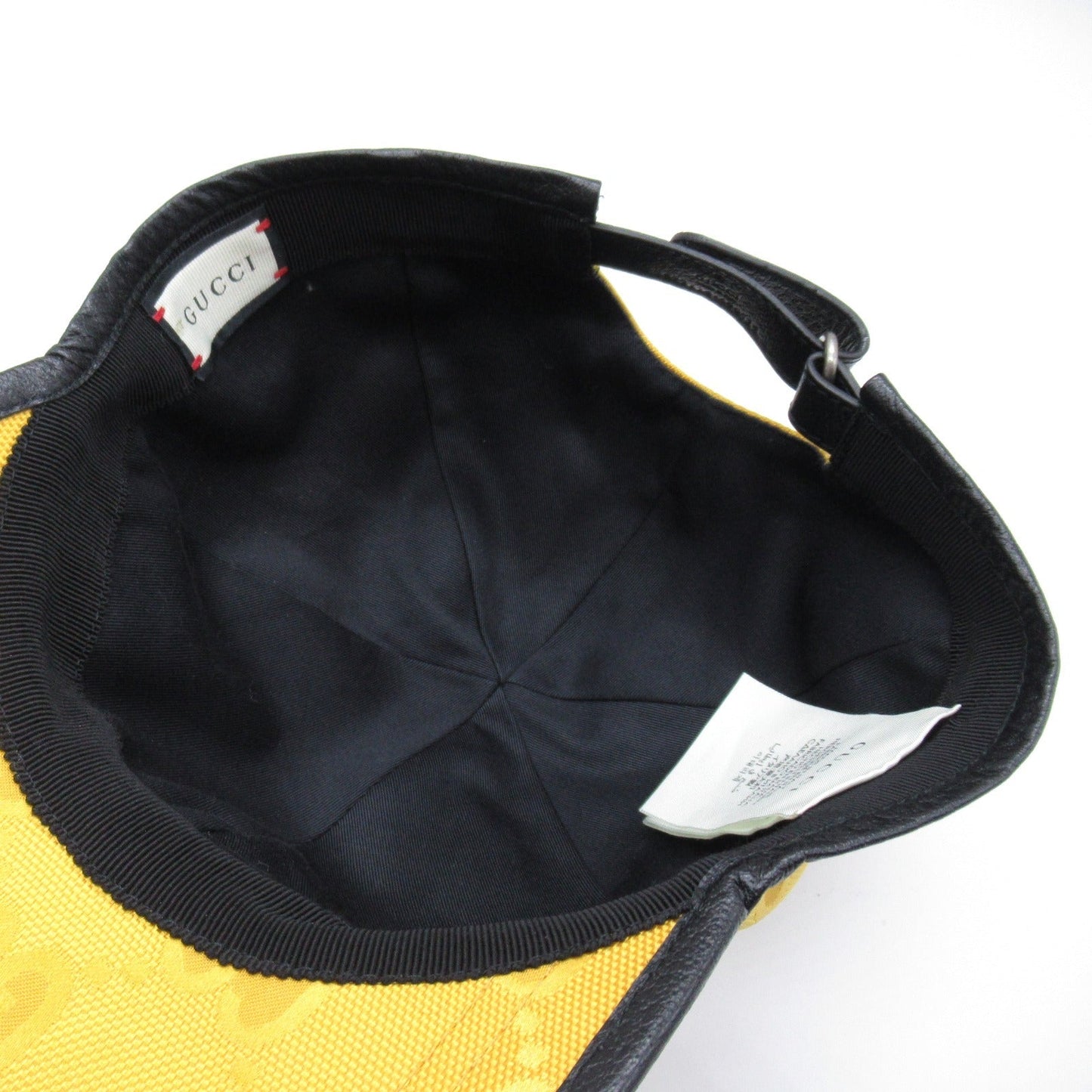 Luxury Gucci Trending 2025 Nylon Cap Hat Gold/Black Unisex