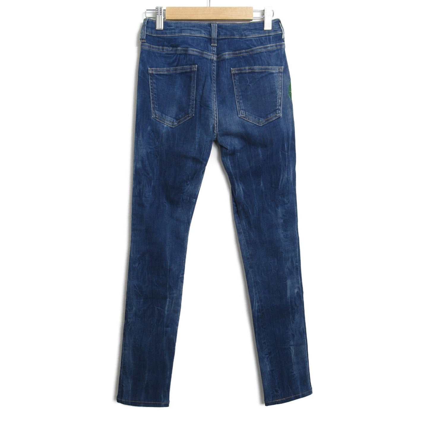 Luxury Gucci Trending 2025 Denim Slim Pants Floral Embroidery