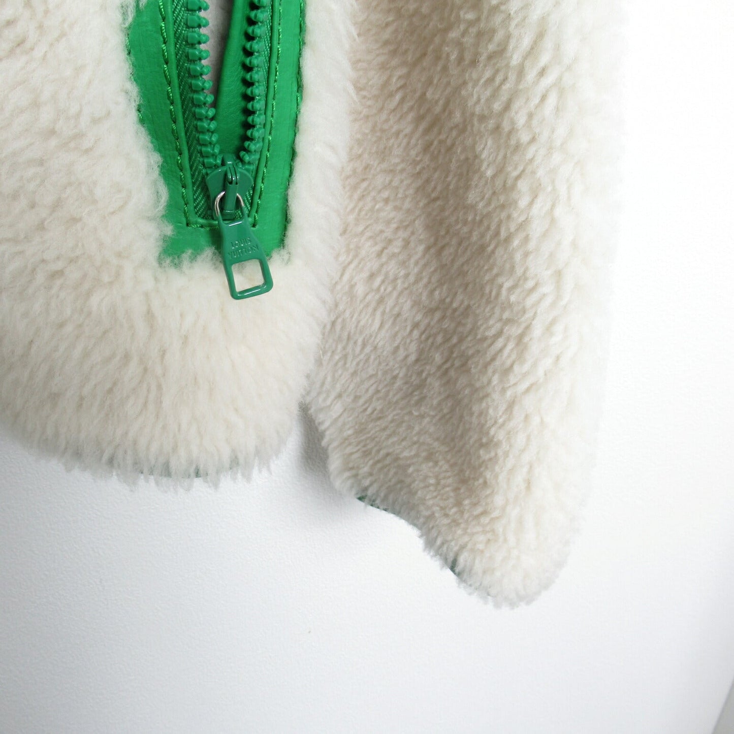 Louis Vuitton Sheepskin Fleece Jacket Green
