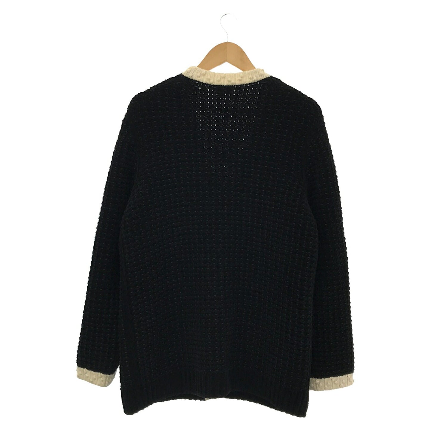 Chanel Wool Knit Cardigan Black