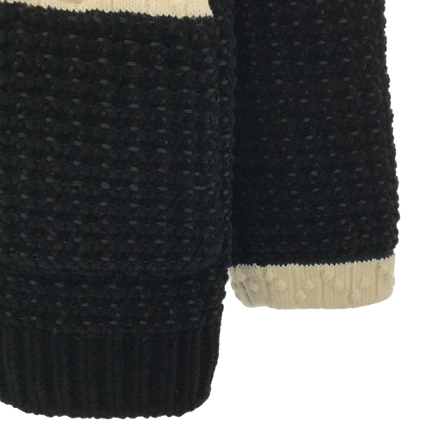 Chanel Wool Knit Cardigan Black