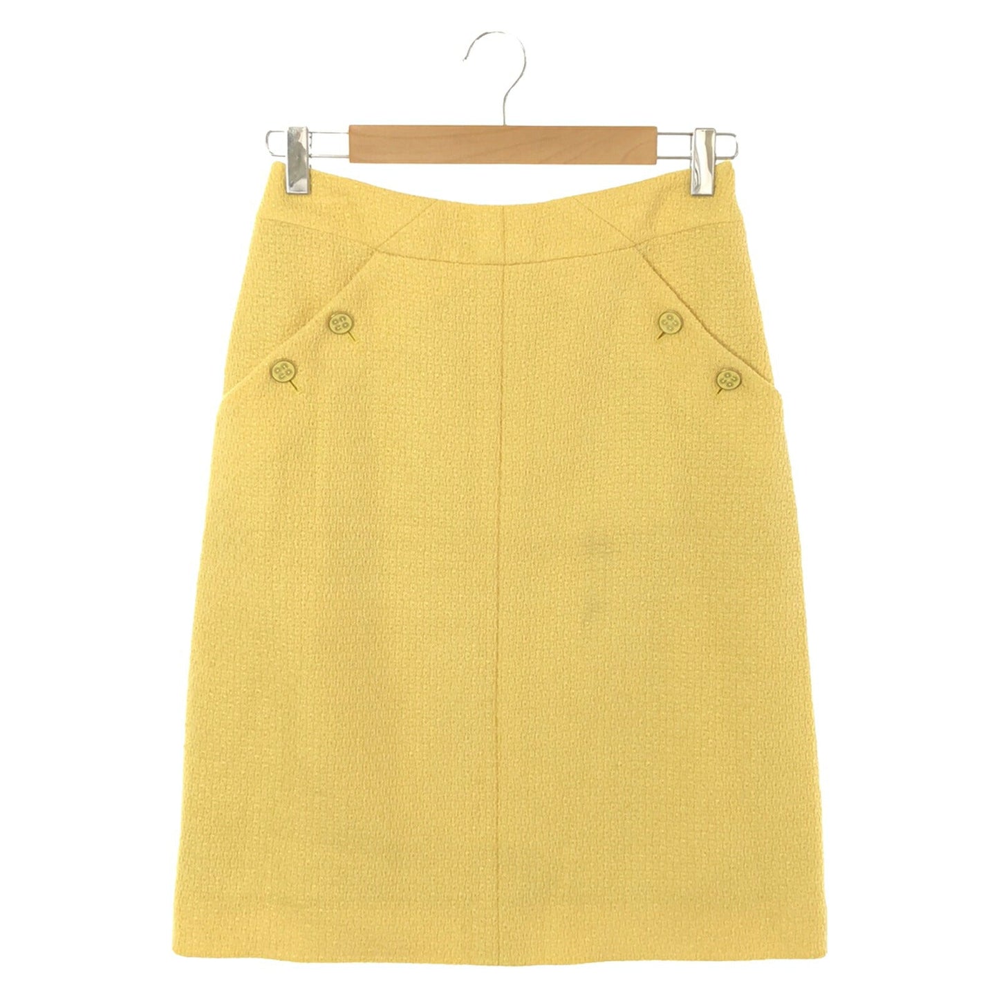 Chanel Wool Skirt Yellow P18109V10311