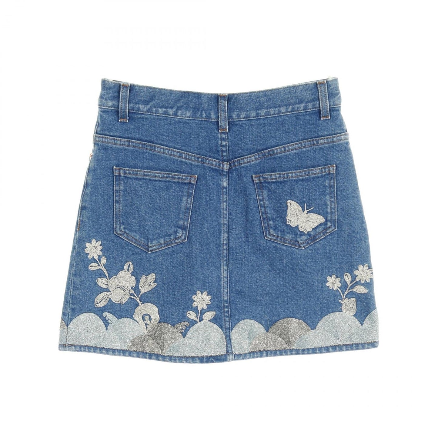Luxury Gucci Trending 2025 Cotton Skirt Blue 481449