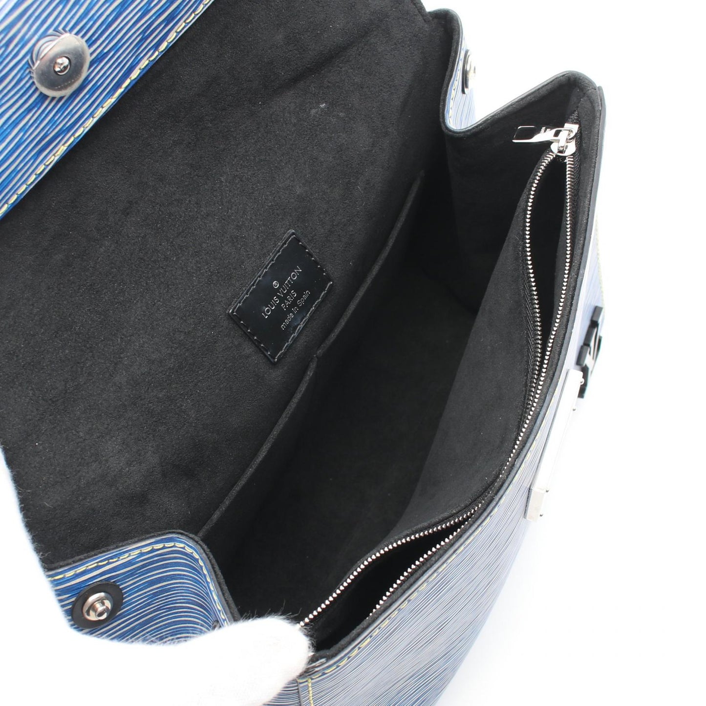 Louis Vuitton Cluny BB Epi Denim Leather Handbag M51392