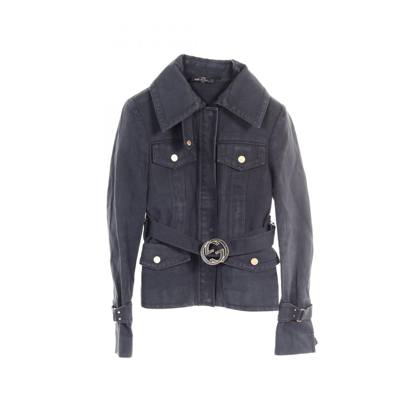 Luxury Gucci Trending 2025 Interlocking G Cotton Outerwear Black