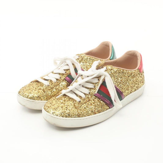Luxury Gucci Trending 2025 Glitter Canvas Sneakers