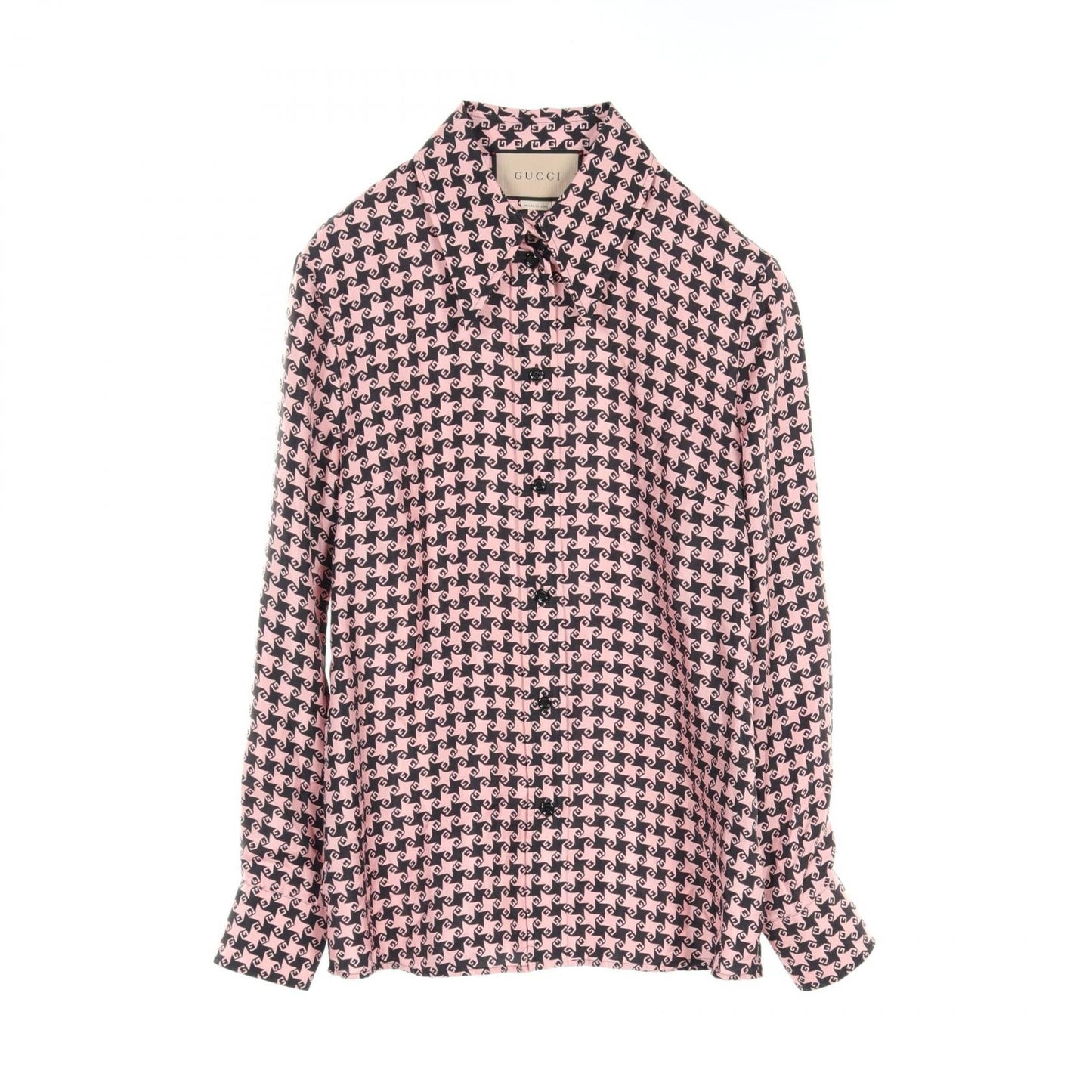 Luxury Gucci Trending 2025 Silk Top Pink/Black 675825