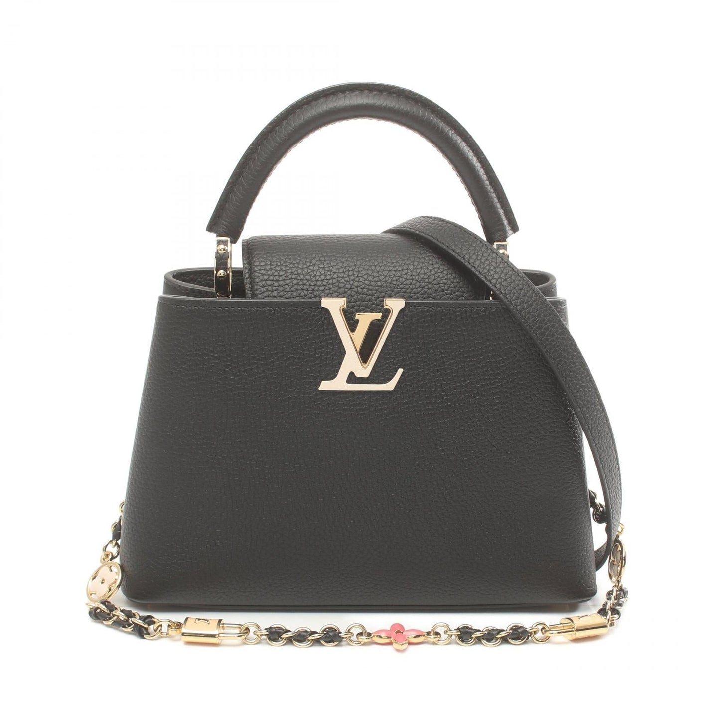 Louis Vuitton Capucines BB Noir Leather Handbag M24471