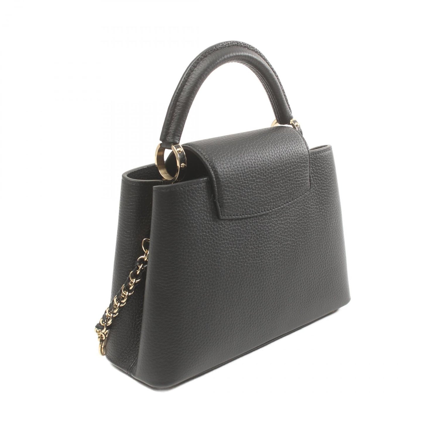Louis Vuitton Capucines BB Noir Leather Handbag M24471