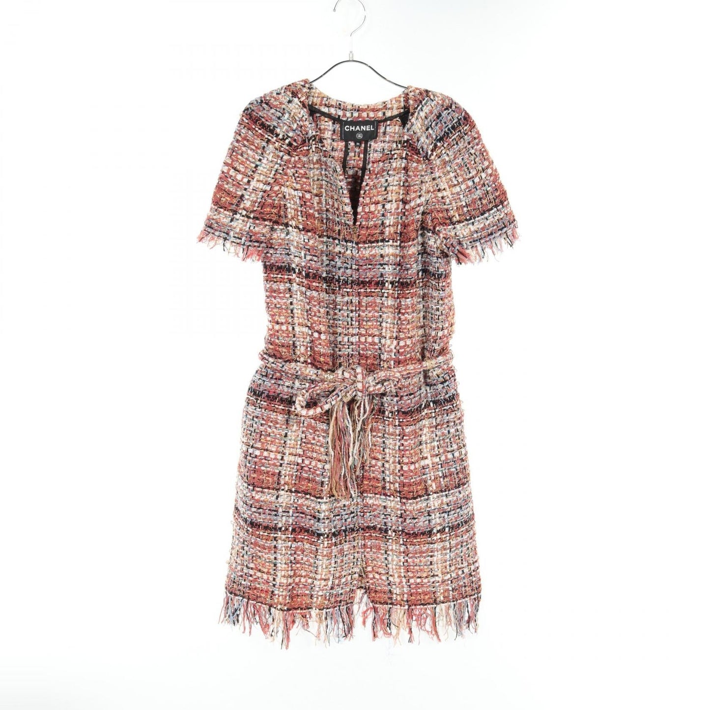 Chanel Wool Fabric Dress Multicolor