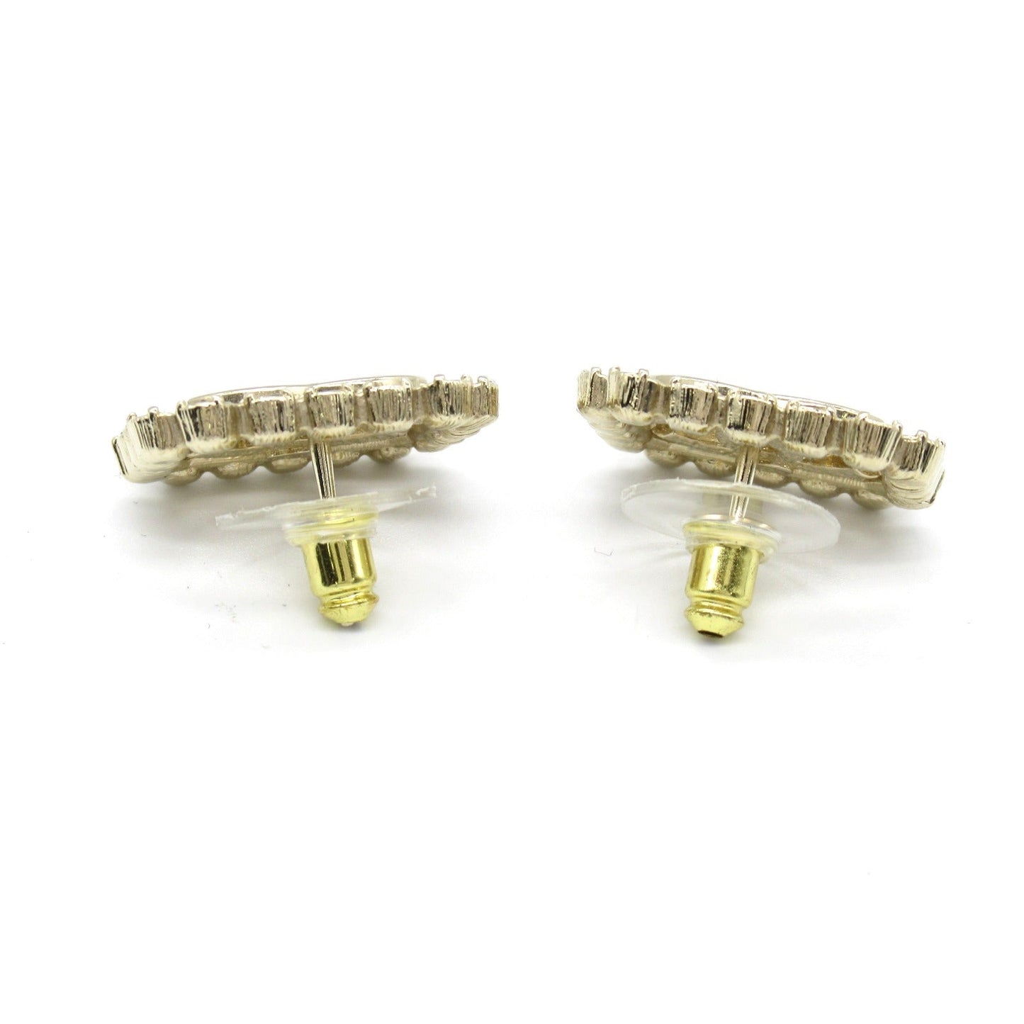 Chanel Gold Plated Earrings B23K
