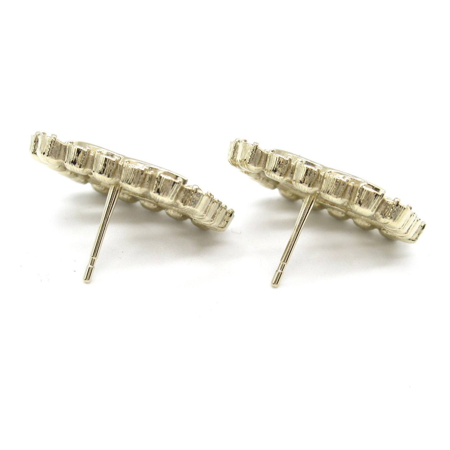 Chanel Gold Plated Earrings B23K