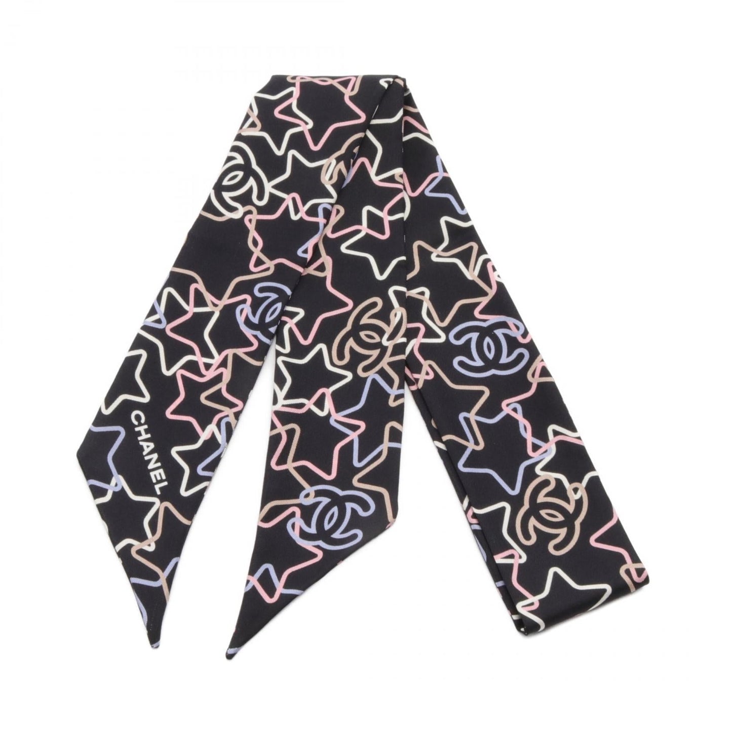 Chanel Silk Coco Mark Scarf