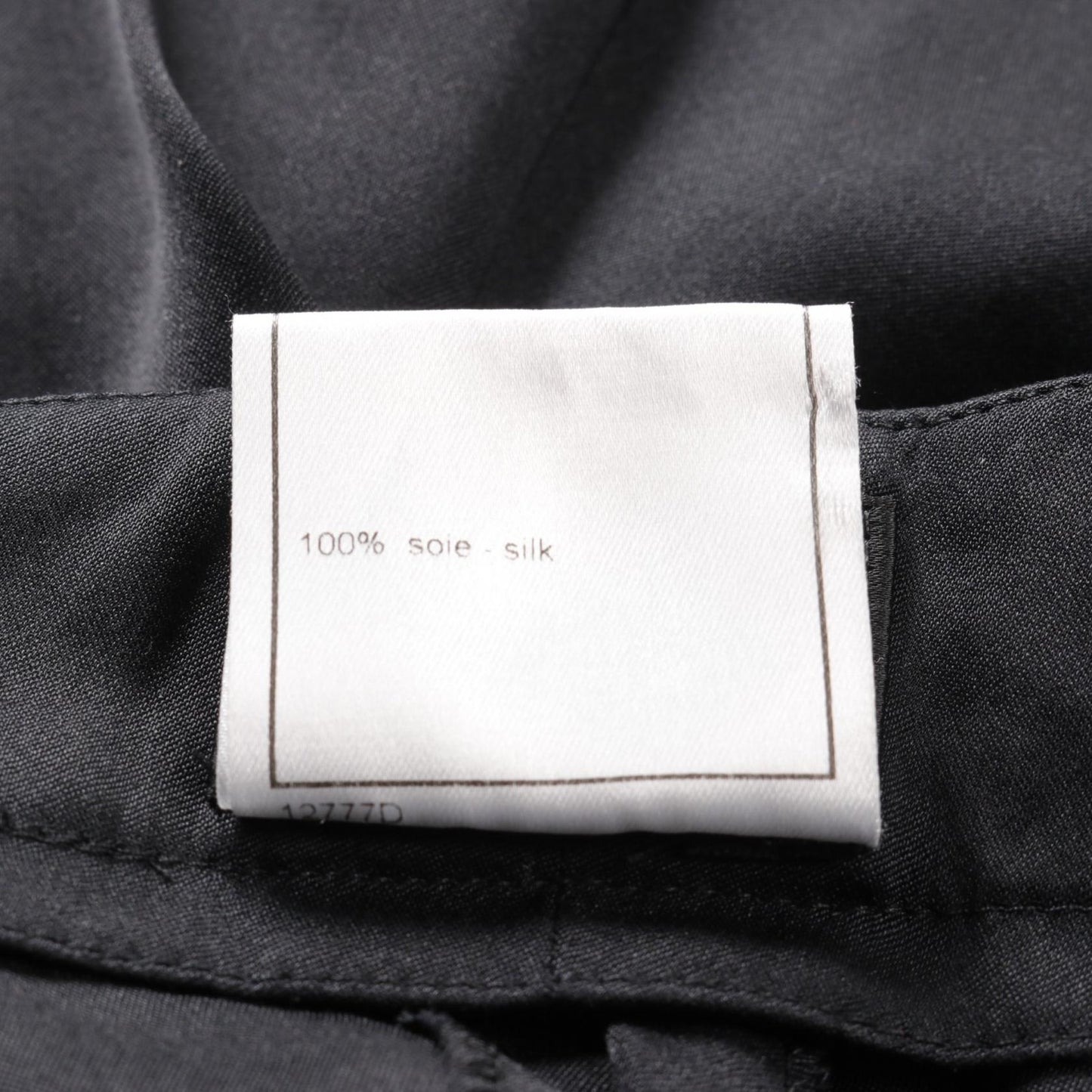 Chanel Silk Pants Black P19155V09928