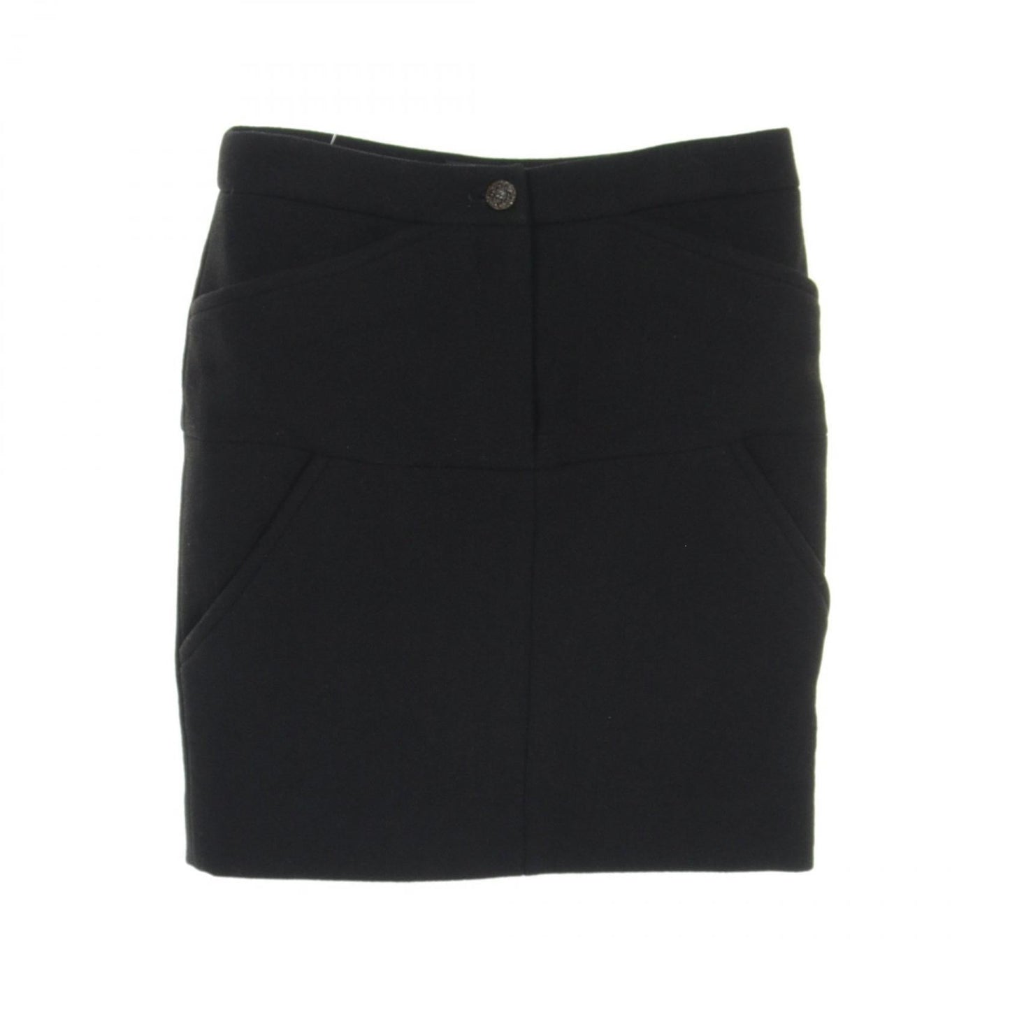 Chanel Wool Skirt Black P44341V32650