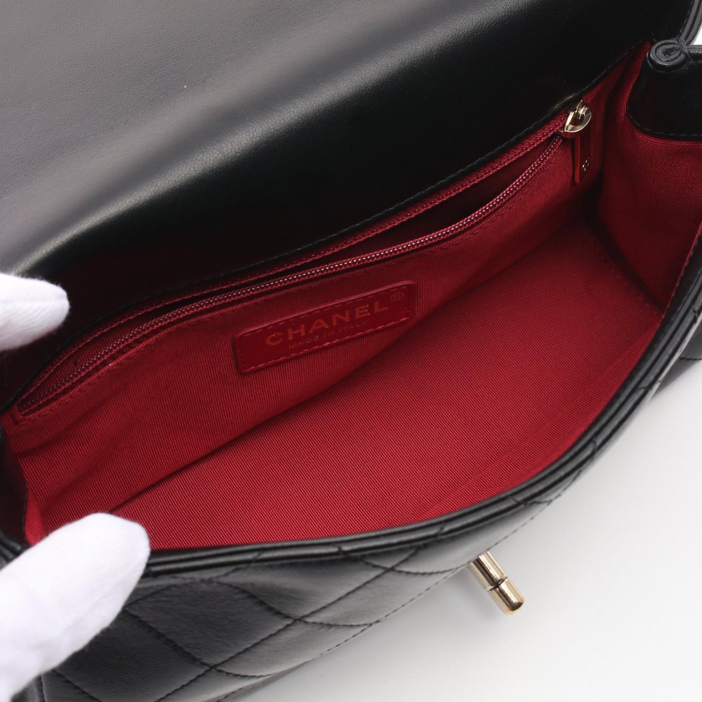 Chanel Lambskin Matelasse Shoulder Bag