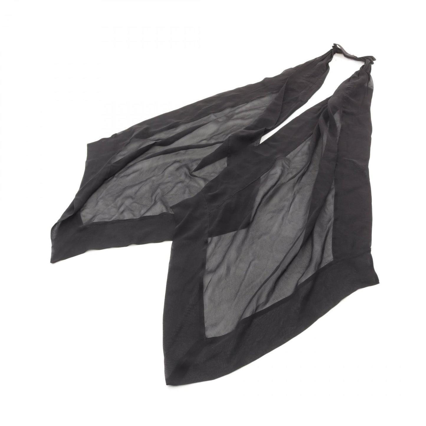 Chanel Silk Scarf with Coco Mark Ribbon