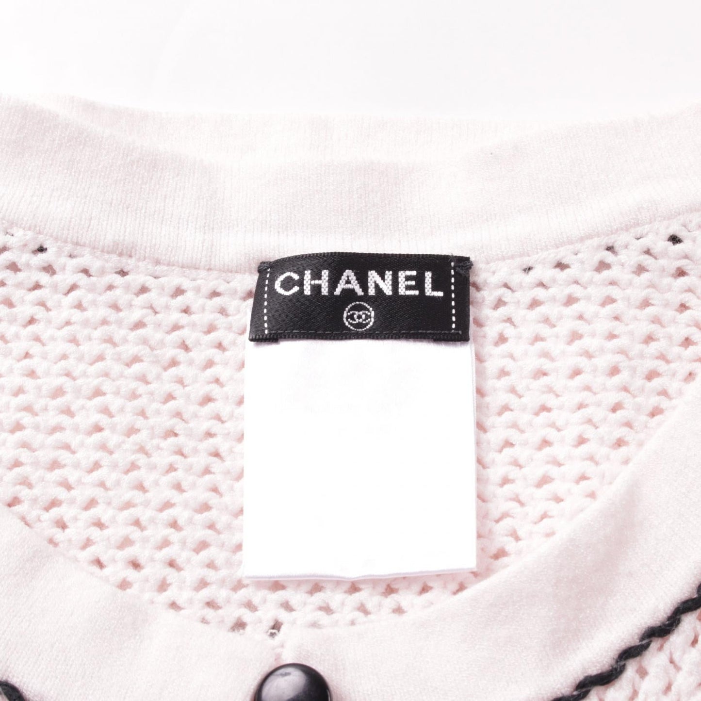 Chanel Rayon Polyester Cardigan Pink