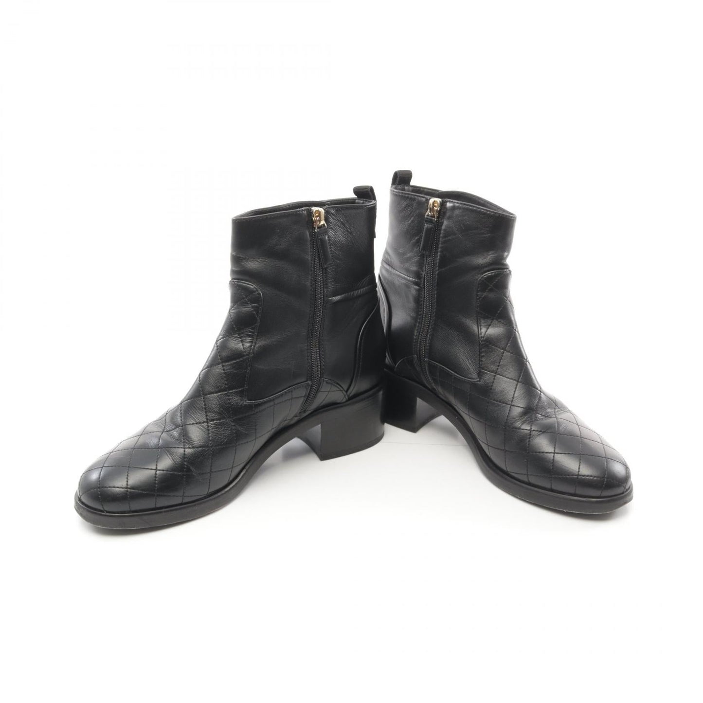 Chanel Matelasse Leather Boots G32970