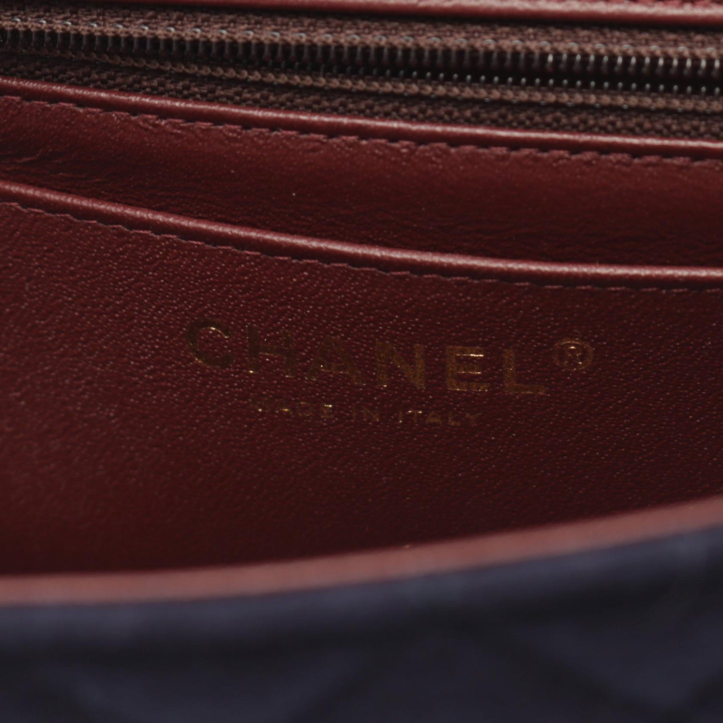 Chanel Wool Lambskin Matelasse Shoulder Bag