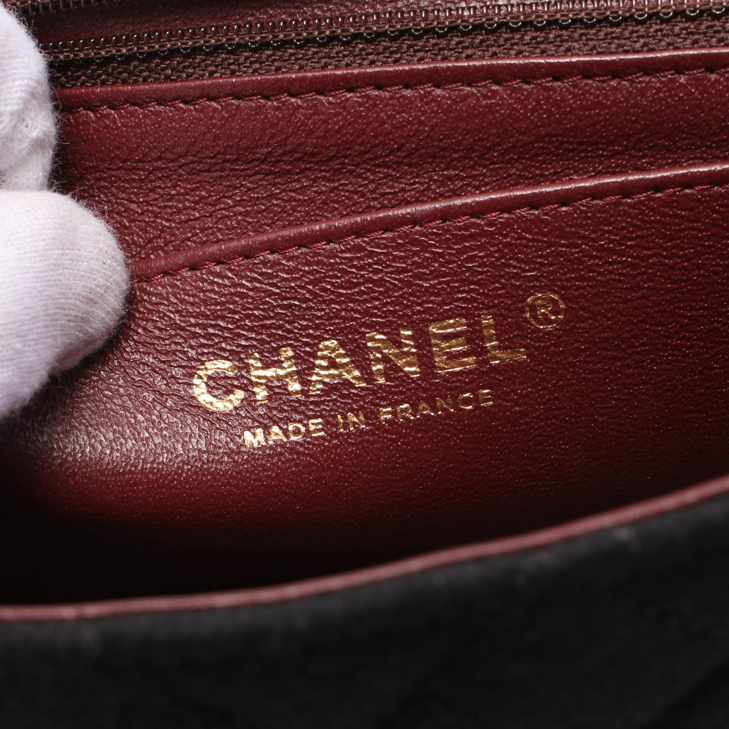 Chanel Wool Lambskin Matelasse Shoulder Bag