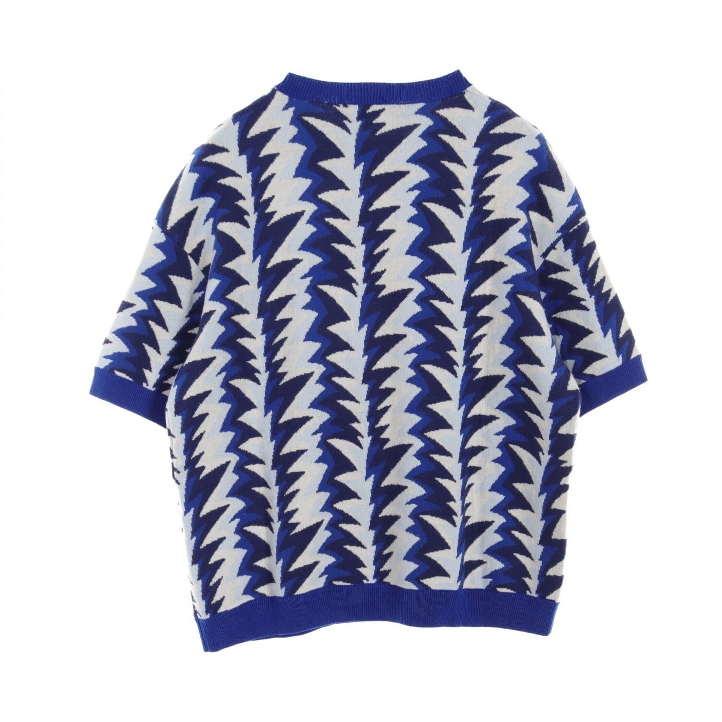 Chanel Cashmere Knit Top Blue Multicolor