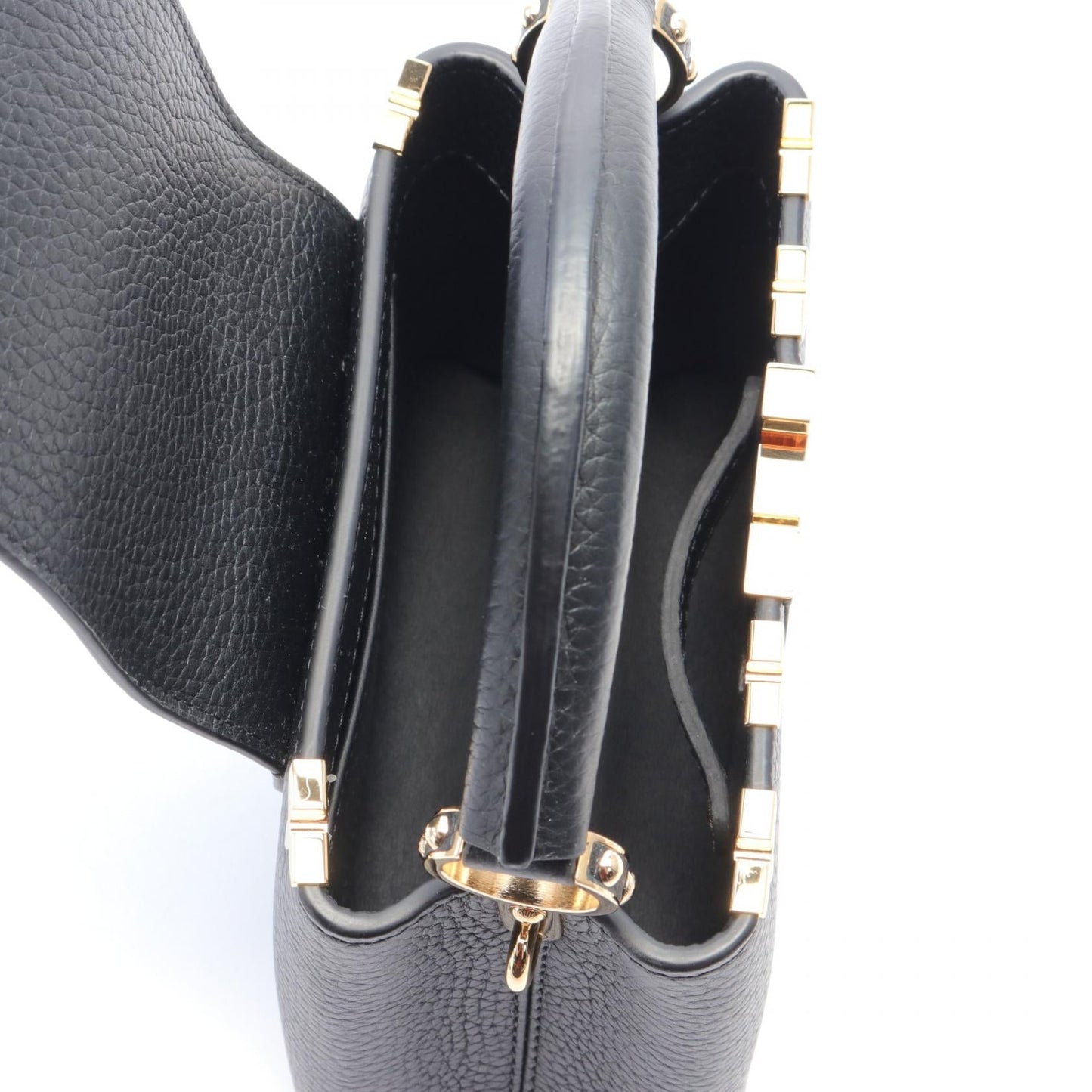 Louis Vuitton Capucines Mini Handbag Black