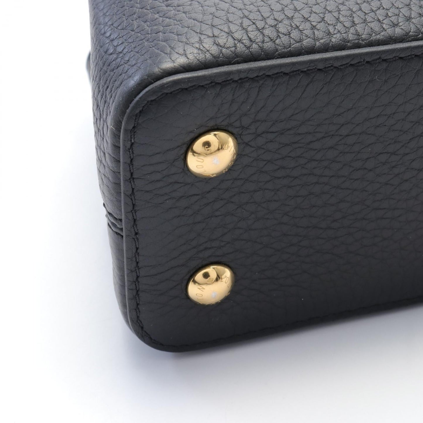 Louis Vuitton Capucines Mini Handbag Black