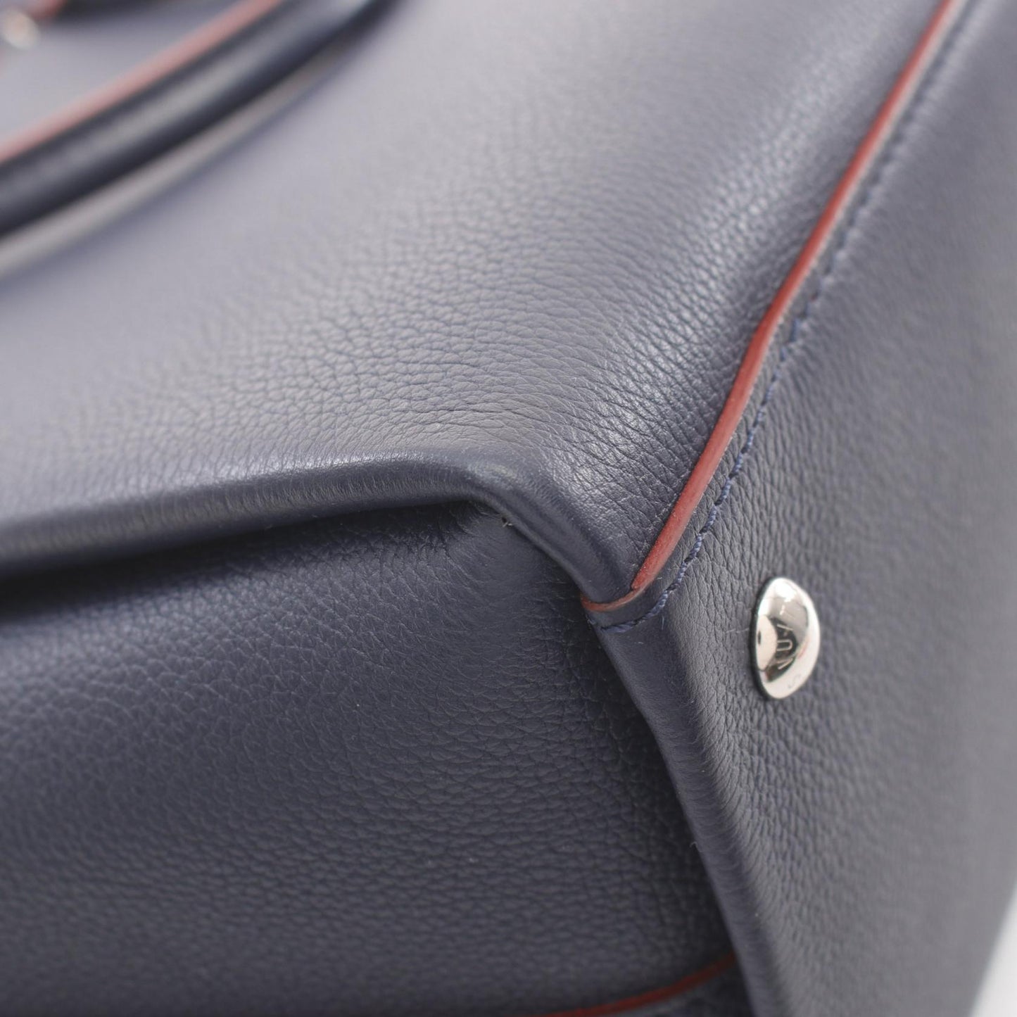 Louis Vuitton Lockme Handbag Navy M54571
