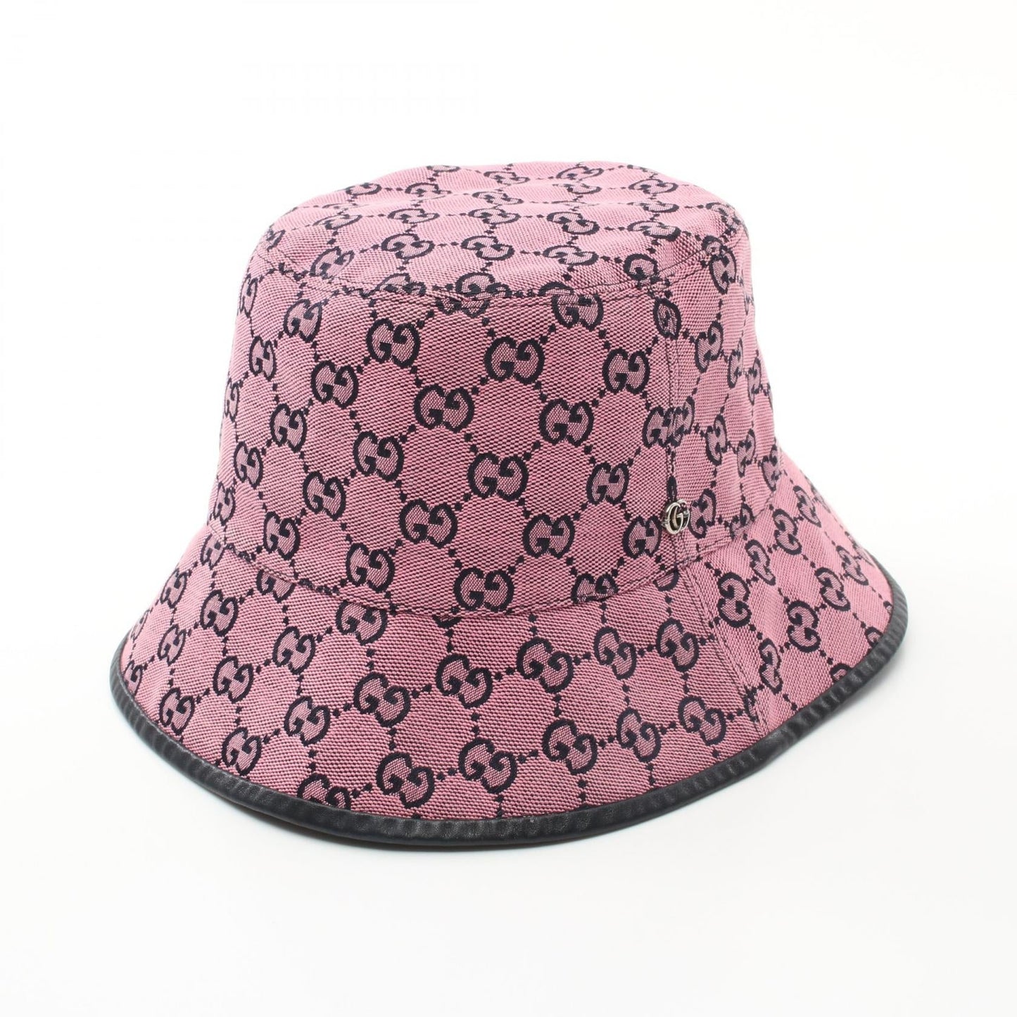 Luxury Gucci Trending 2025 GG Canvas Fedora Hat Pink/Black