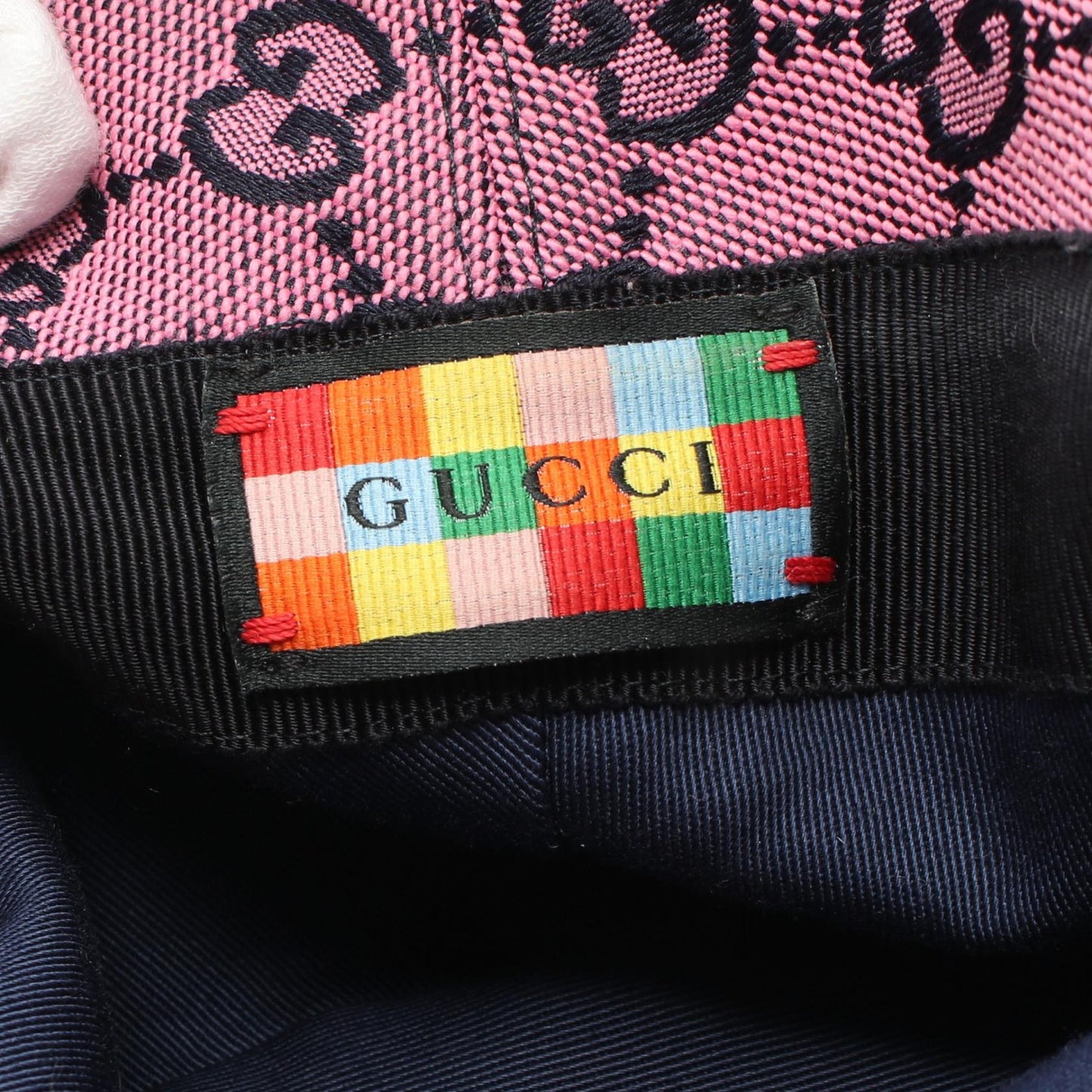 Luxury Gucci Trending 2025 GG Canvas Fedora Hat Pink/Black