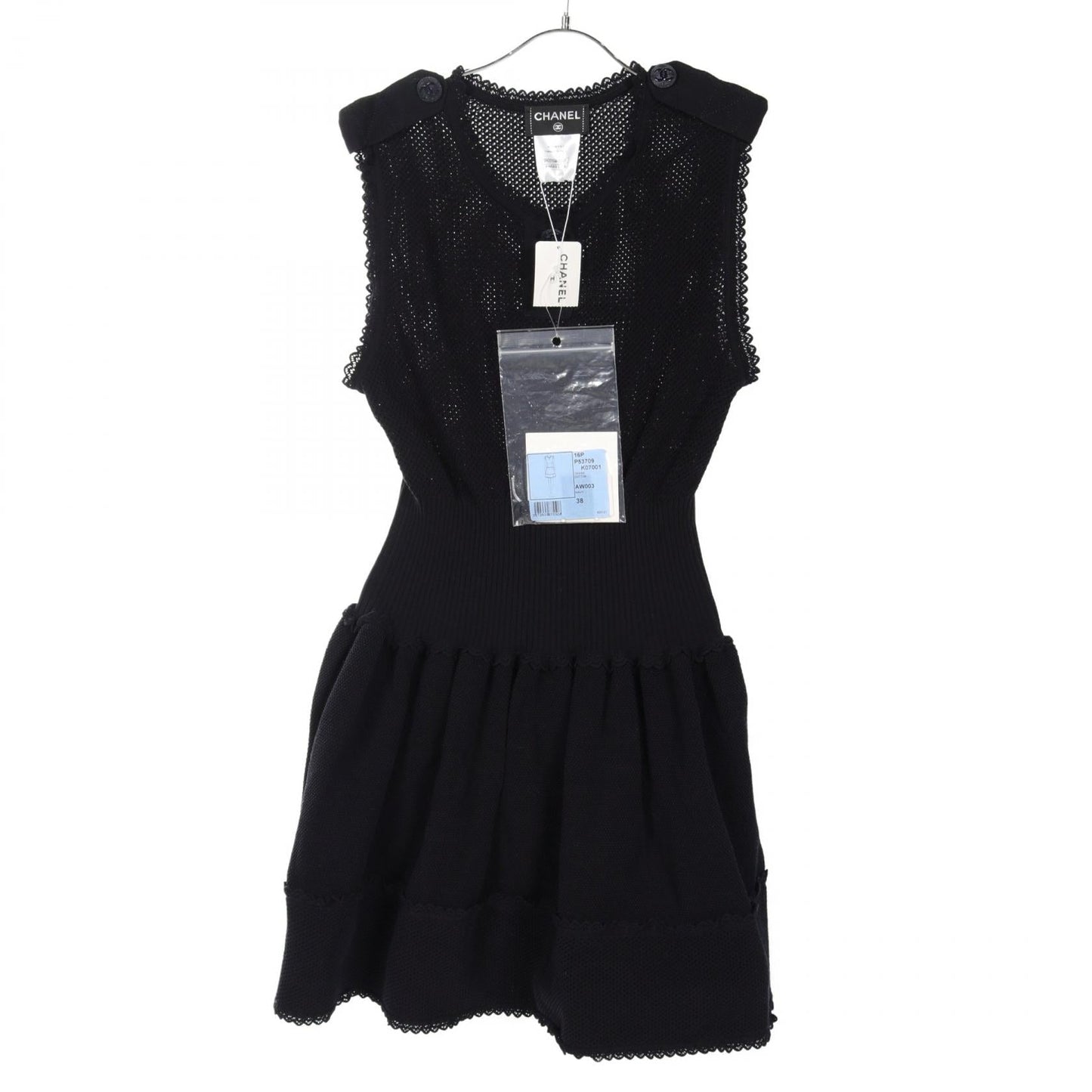 Chanel Cotton Dress Navy P53709K07001