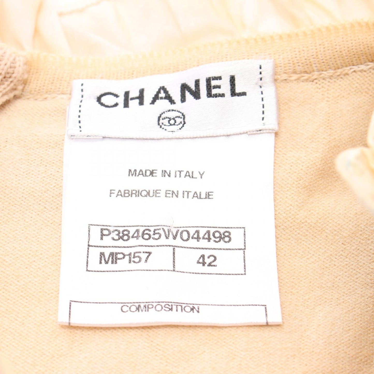 Chanel Cotton Dress Beige P38465W04498