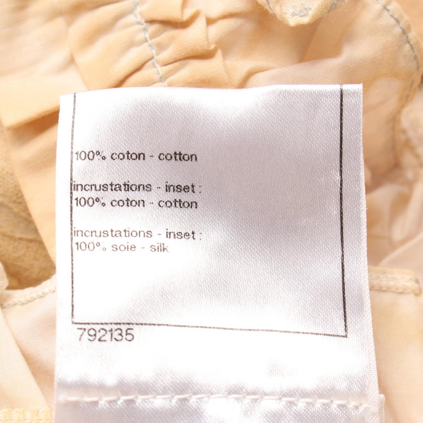 Chanel Cotton Dress Beige P38465W04498