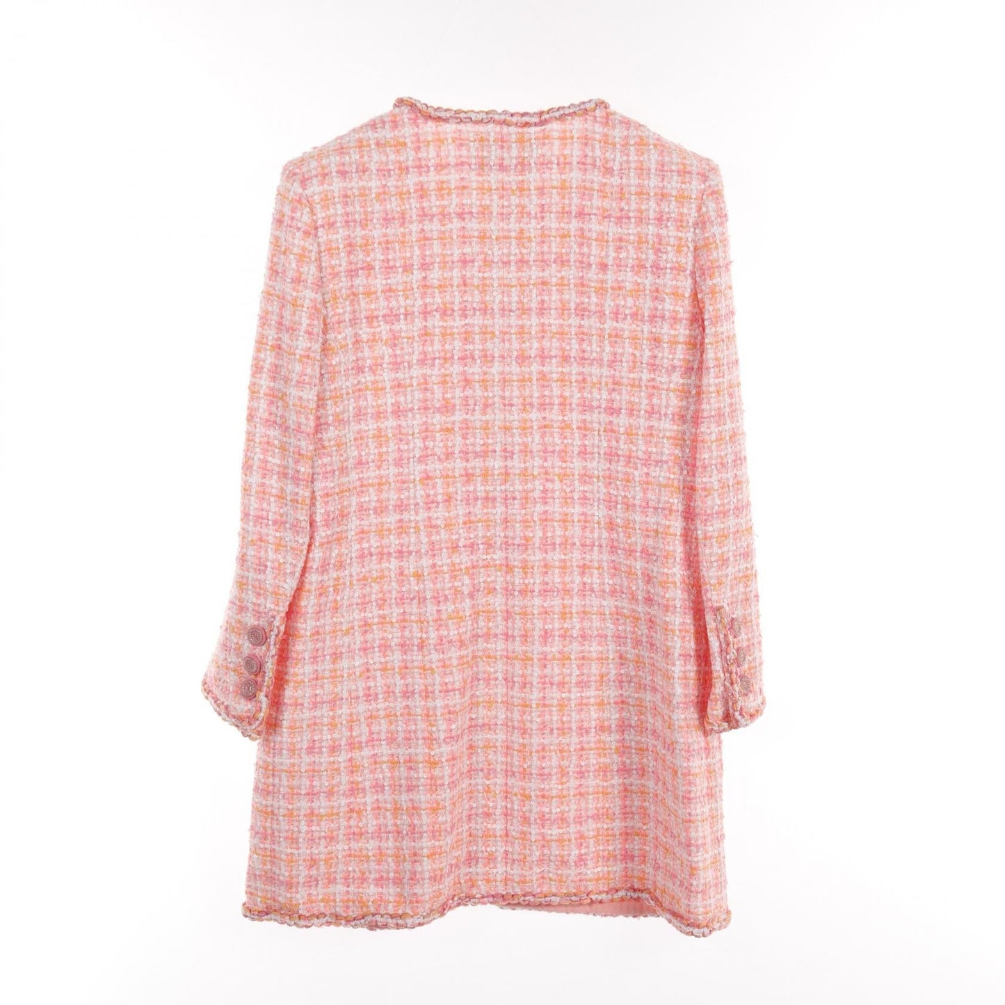 Chanel Nylon Cotton Outerwear Pink Multicolor