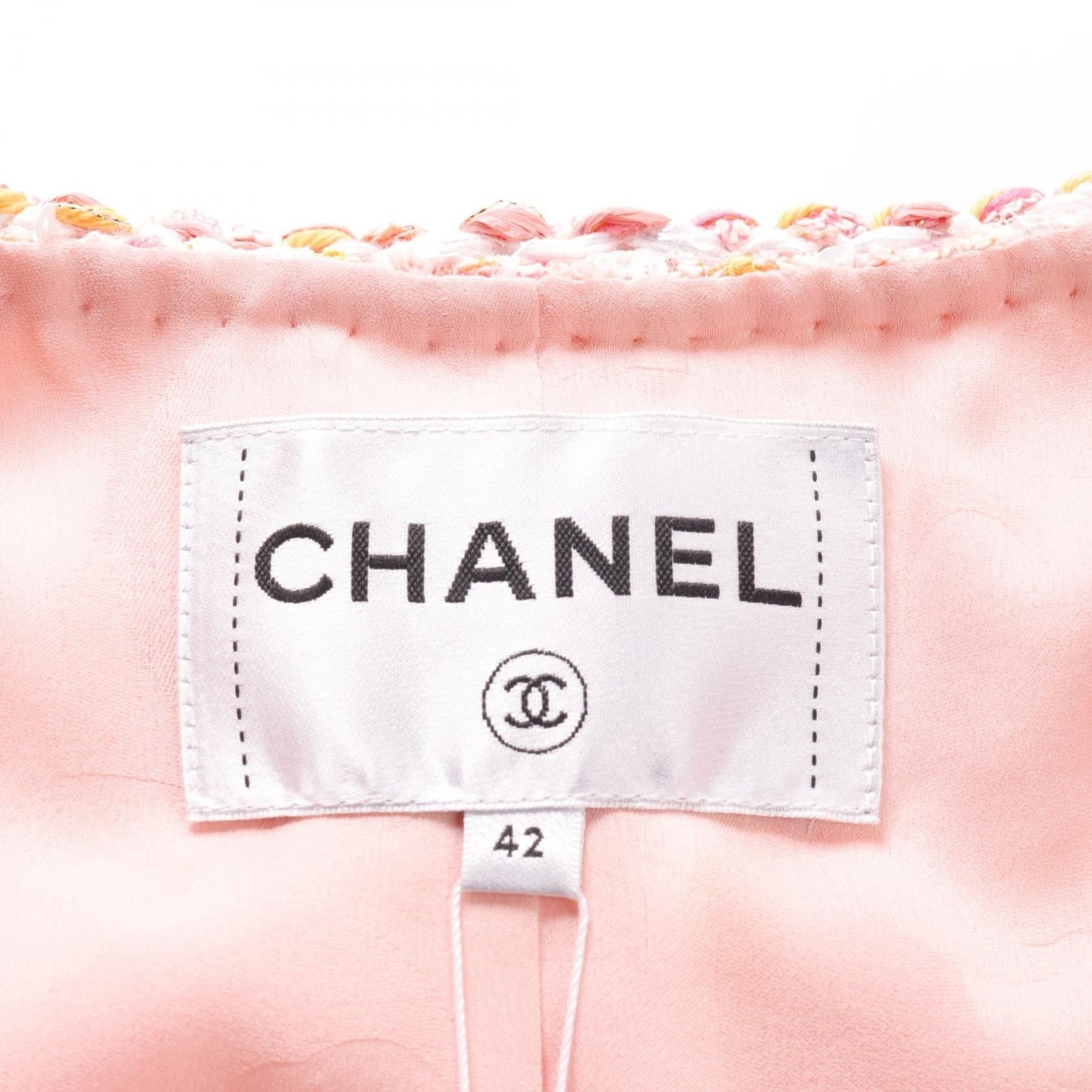 Chanel Nylon Cotton Outerwear Pink Multicolor