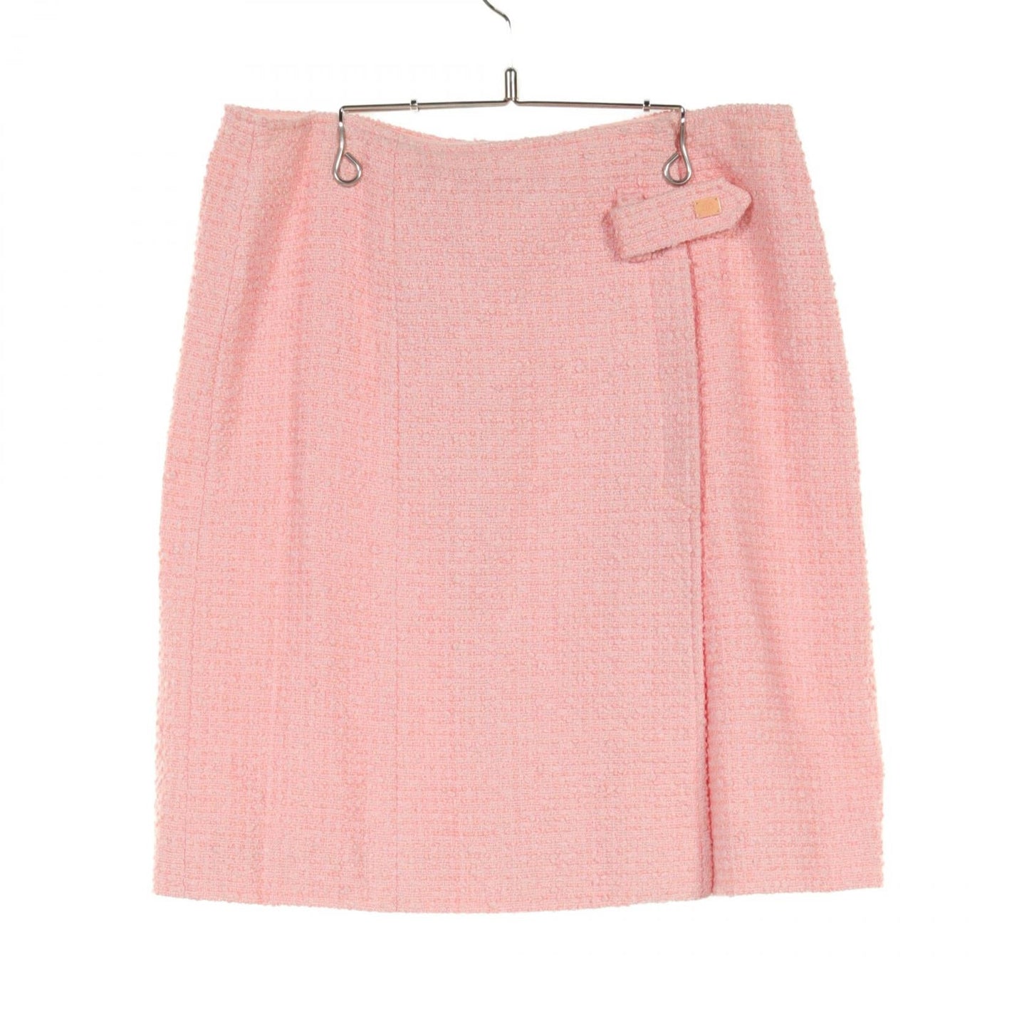 Chanel Coco Mark Skirt Pink Fabric