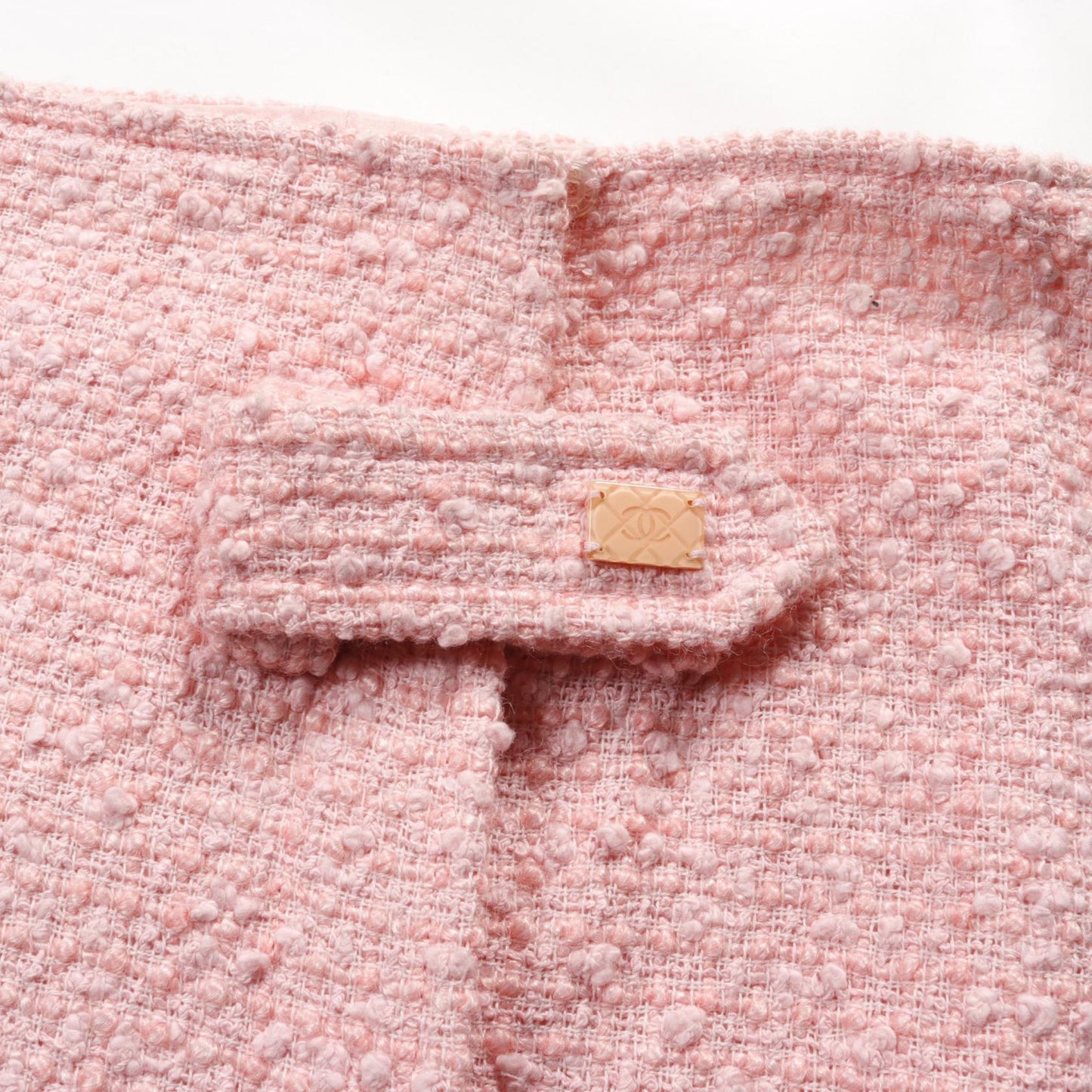 Chanel Coco Mark Skirt Pink Fabric