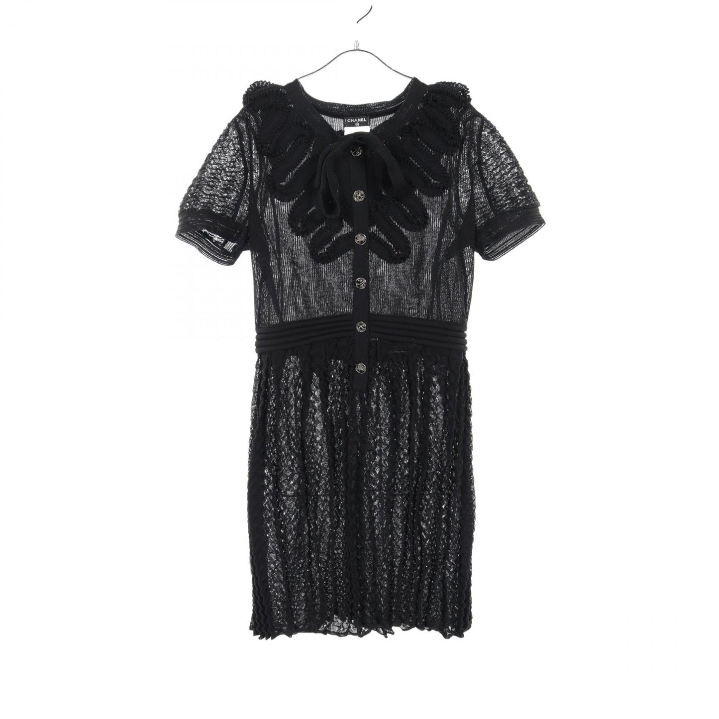 Chanel Cotton Polyester Dress Black
