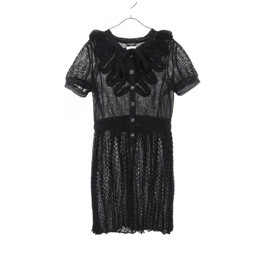 Chanel Cotton Polyester Dress Black