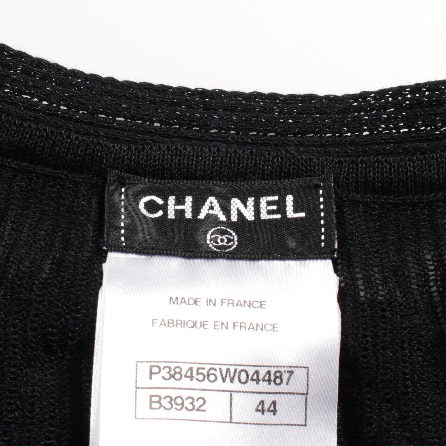 Chanel Cotton Polyester Dress Black