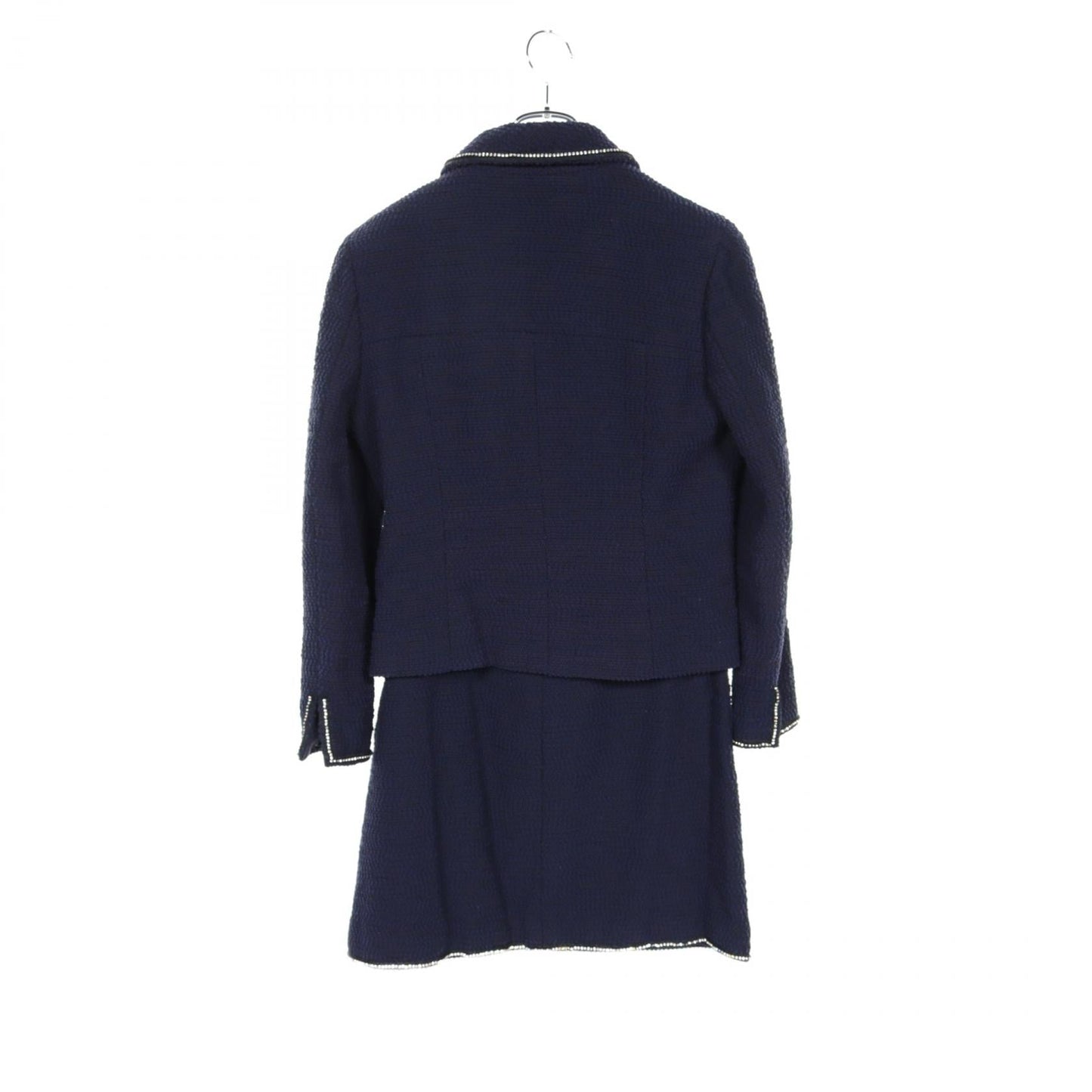 Chanel Silk Wool Nylon Set Up Jacket