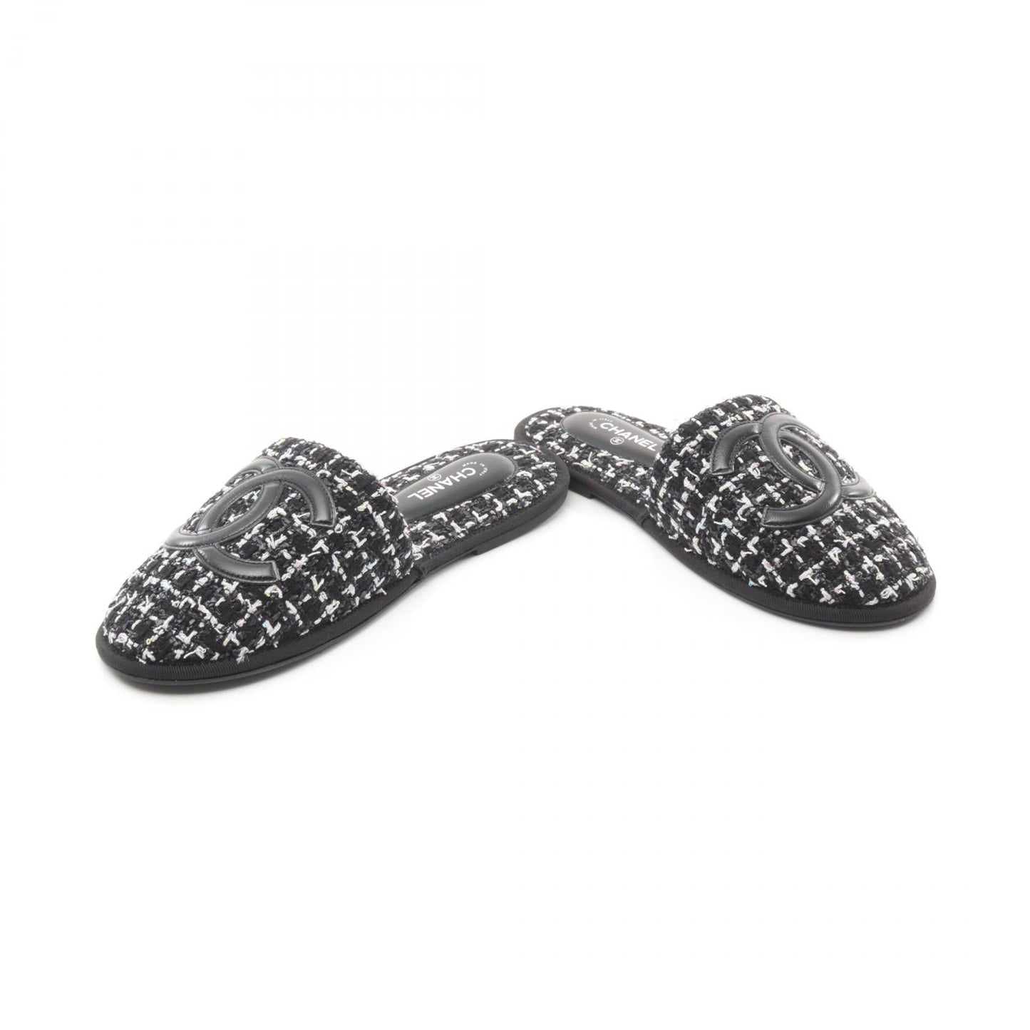 Chanel Coco Mark Fabric Sandals G34470X52847