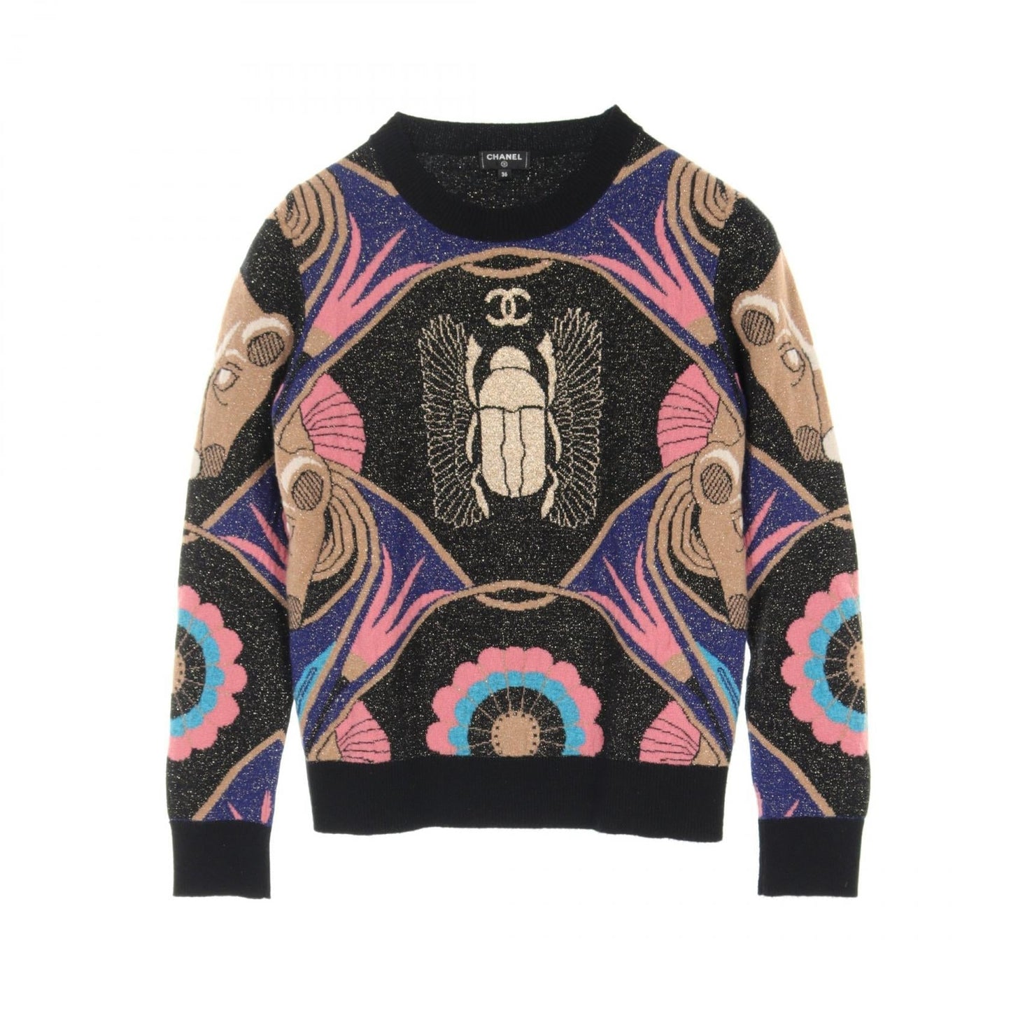 Chanel Cashmere Coco Mark Knit Top
