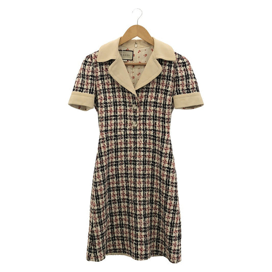 Luxury Gucci Trending 2025 Cotton Tweed Dress 530704