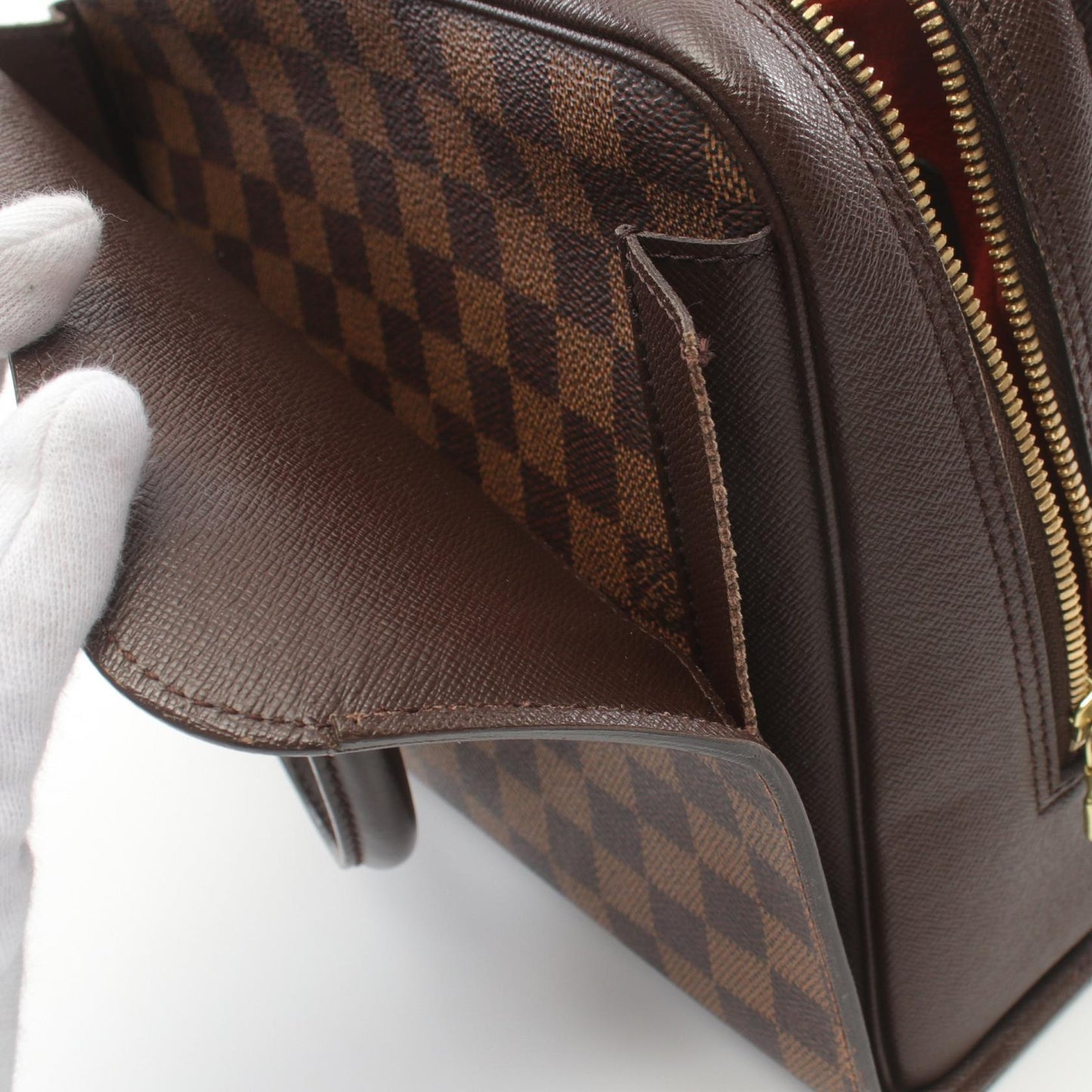 Louis Vuitton Triana Damier Ebene Handbag N51155